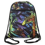 Vert Grunge back pack time - Drawstring Bag