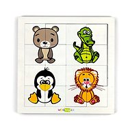 Wooden Jigsaw Puzzle Cute Animals - Wooden Puzzle