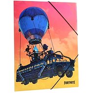 Elastic file A4 Battle Bus Fortnite - Document Folder