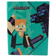 Minecraft Elastic Sheets A4, 26 x 0,1 x 34,5cm - Document Folder
