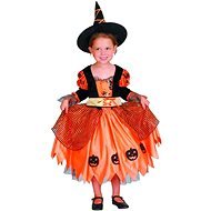 Carnival dress - pumpkin witch, 92-104 cm - Costume