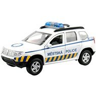 SUV Police with light and sound 5x10x4cm, pull back - Toy Car