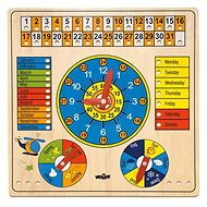 Woody Multipurpose calendar - I version - Motor Skill Toy