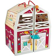 Hape Stable for ponies in a suitcase - Figure and Accessory Set