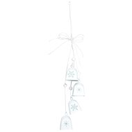 Závěs zvonky bílé 3,5cm, délka 37cm - Vánoční dekorace