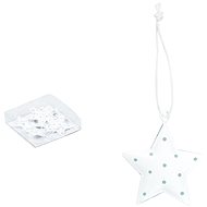 Hvězda kov 6ks 4,5cm - Vánoční dekorace