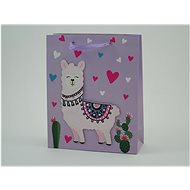 Taška na dárky lama, 32x26x10cm - Dárková taška