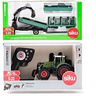 SIKU Control - RC traktor Fendt 939 vezetővel + zöld pótkocsi Oehler 1:32 - Távirányítós traktor