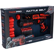 Pistol for Foam Cartridges with Belt Magazine - Toy Gun