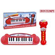 Bontempi Mini Keyboard and Microphone Karaoke 35 x 10 x 3,5cm - Musical Toy