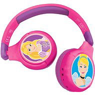 Lexibook Princesses 2-in-1 Bluetooth® Headphones with Safe Volume for Kids - Wireless Headphones