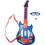 Lexibook Spider-Man Elektronická svítící kytara s mikrofonem ve tvaru brýlí - Dětská kytara