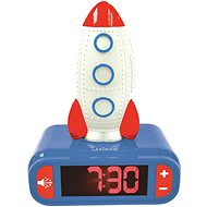 Lexibook Alarm Clock with Night Light and 3D Rocket Design and Sound Effects - Alarm Clock