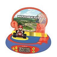 Lexibook Mario Kart - 3D Projektionsuhr mit Videospielfiguren und Soundeffekten - Projektor für Kinder
