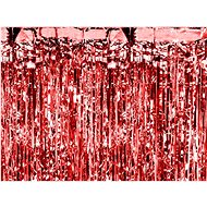 Party curtain 90 x 250 cm - red - Party Accessories