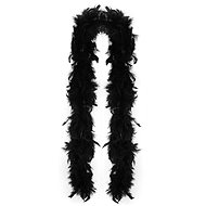 Boa black with feathers 180 cm - charlestone - Party Accessories