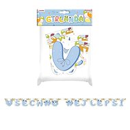 Birthday garland - Happy Birthday blue - 215 cm - Garland
