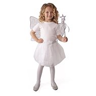 Costume tutu skirt white butterfly with wings and wand - Costume