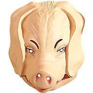 Mask plastic pig - Carnival Mask