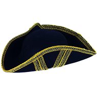 Black pirate hat, adult - Costume Accessory