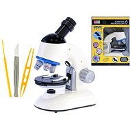 Microscope 22cm 100x,400x,1200x with light and accessories in box - Kid's Microscope