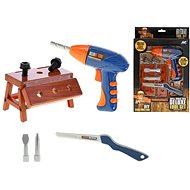 Tool set with drill 18cm in box - Children's Tools
