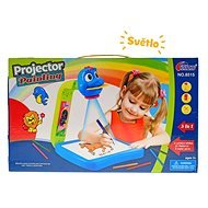 Battery-Operated Projector/Lamp Animal 18x15x24cm with Light, Markers and Accessories in Box - Baby Projector