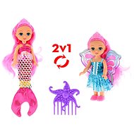 Doll 12cm + Spare Dress 2 Colours in Box - Doll