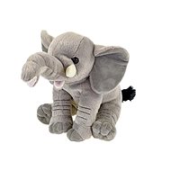 Plush Sitting Elephant 20cm 0m+ in Bag - Soft Toy