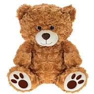 Teddy Bear 34cm Sitting Winking Eyes Battery-operated Playing Lullabies 6m+ in Box - Soft Toy
