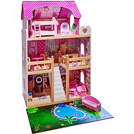 Wooden dollhouse 60 x 30 x 90 cm - Doll House