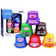 Set of Cups with Animals - Bath Stacking Cups