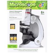 Mikroskop biely na batérie - Mikroskop pre deti