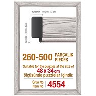 Art puzzle White puzzle frame 48x34cm (4554) - Puzzle Accessory