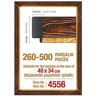 Art puzzle Brown puzzle frame 48x34cm (4556) - Puzzle Accessory
