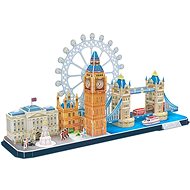 Cubicfun 3D puzzle CityLine Panorama: London 107 pieces - 3D Puzzle
