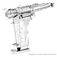 Metal Earth 3D puzzle Star Wars: Bomber Resistance - 3D Puzzle