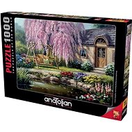 Anatolian Puzzle Cherry Tree Cottage 1000 pieces - Jigsaw Puzzle