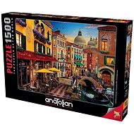 Anatolian Puzzle Canal Caffé, Venice 1500 pieces - Jigsaw Puzzle