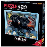 Anatolian Puzzle Labradors on the move 500 pieces - Jigsaw Puzzle