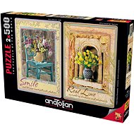 Anatolian Puzzle Smile and true love 2x500 pieces - Jigsaw Puzzle