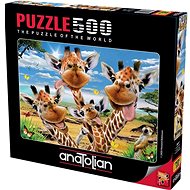 Anatolian Puzzle Giraffe Selfie 500 pieces - Jigsaw Puzzle