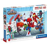 Clementoni Reversible Puzzle Marvel Super Hero Adventures 60 pieces - Jigsaw Puzzle