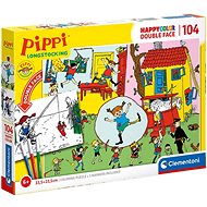 Clementoni Reversible Puzzle Pippi Longstocking 104 pieces - Jigsaw Puzzle