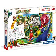 Clementoni Zafari double-sided puzzle 60 pieces - Jigsaw Puzzle