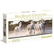 Clementoni Panoramic Puzzle Running Horses 1000 pieces - Jigsaw Puzzle