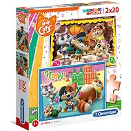 Clementoni Puzzle 44 cats 2x20 pieces - Jigsaw Puzzle