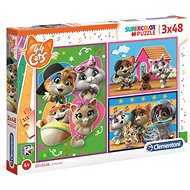 Clementoni Puzzle 44 cats 3x48 pieces - Jigsaw Puzzle