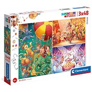 Clementoni Puzzle Circus 3x48 pieces - Jigsaw Puzzle