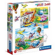 Clementoni Puzzle Transport 2x60 pieces - Jigsaw Puzzle